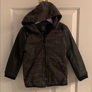 NWT-Boys Urban Republic Black/Gray Coat